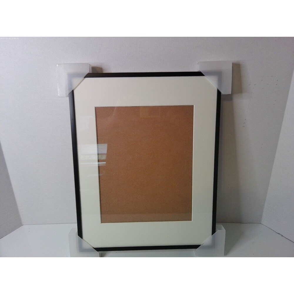 Gallery Picture Frame 11" X 14", Matted for 8" X 10", Black